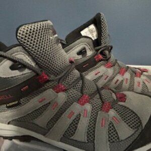 Merrell Alverstone 2 Mid Waterproof grey/burgundy size 12